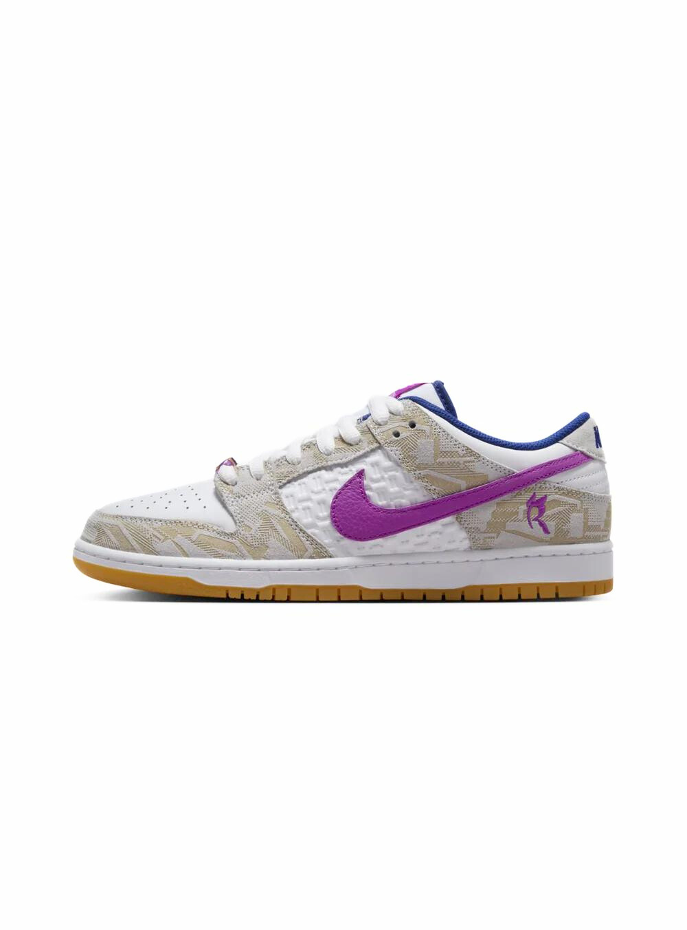 Nike SB Dunk Low Pure Platinum and Vivid Purple 'Rayssa Leal'