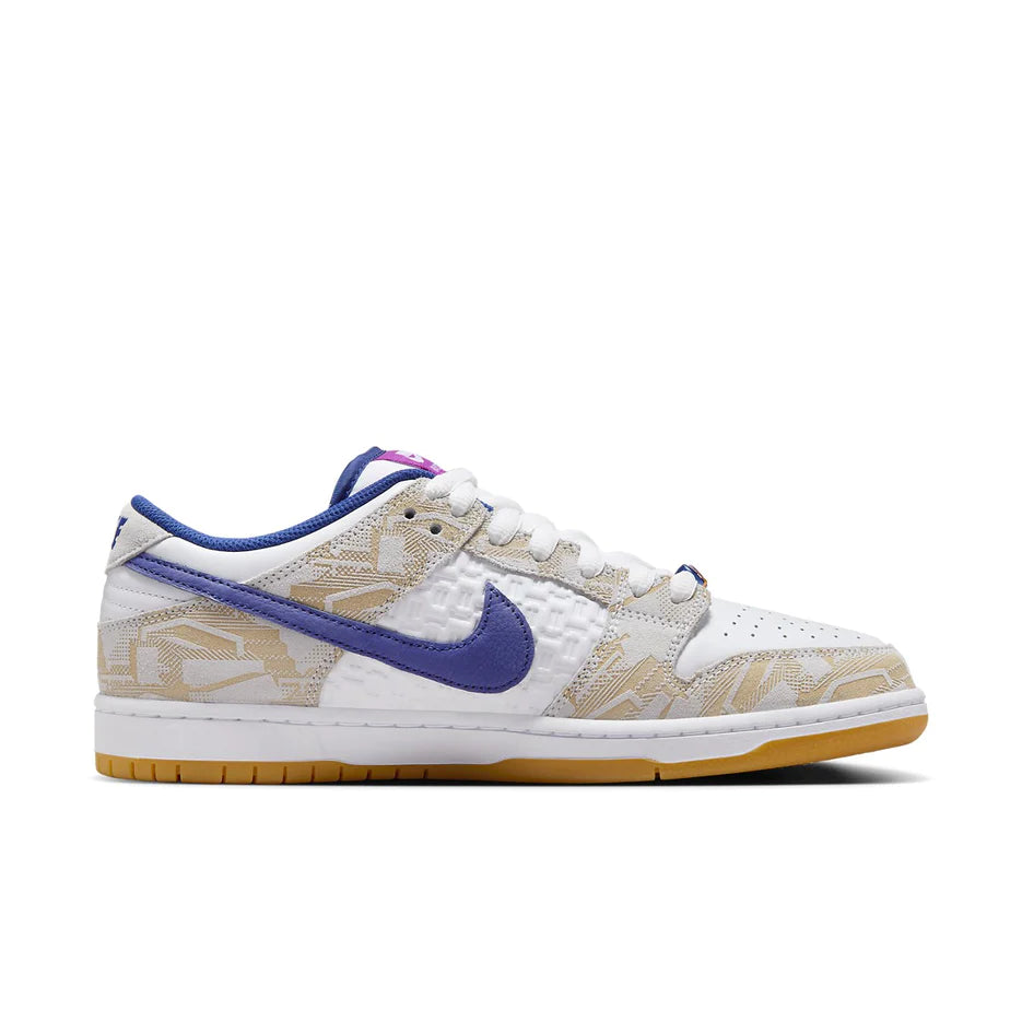 Nike SB Dunk Low Pure Platinum and Vivid Purple 'Rayssa Leal'