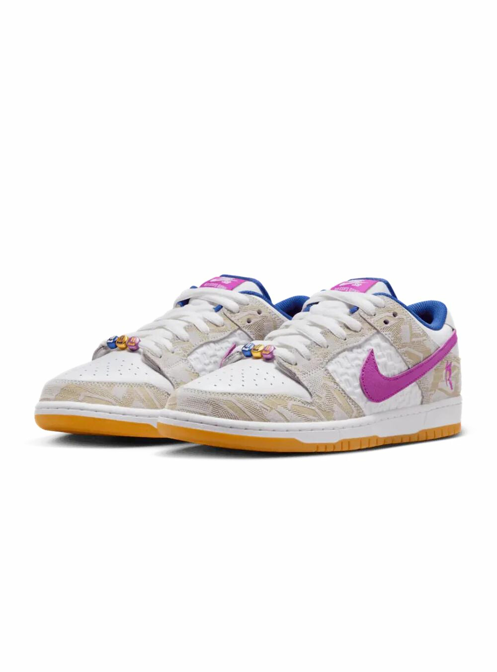 Nike SB Dunk Low Pure Platinum and Vivid Purple 'Rayssa Leal'