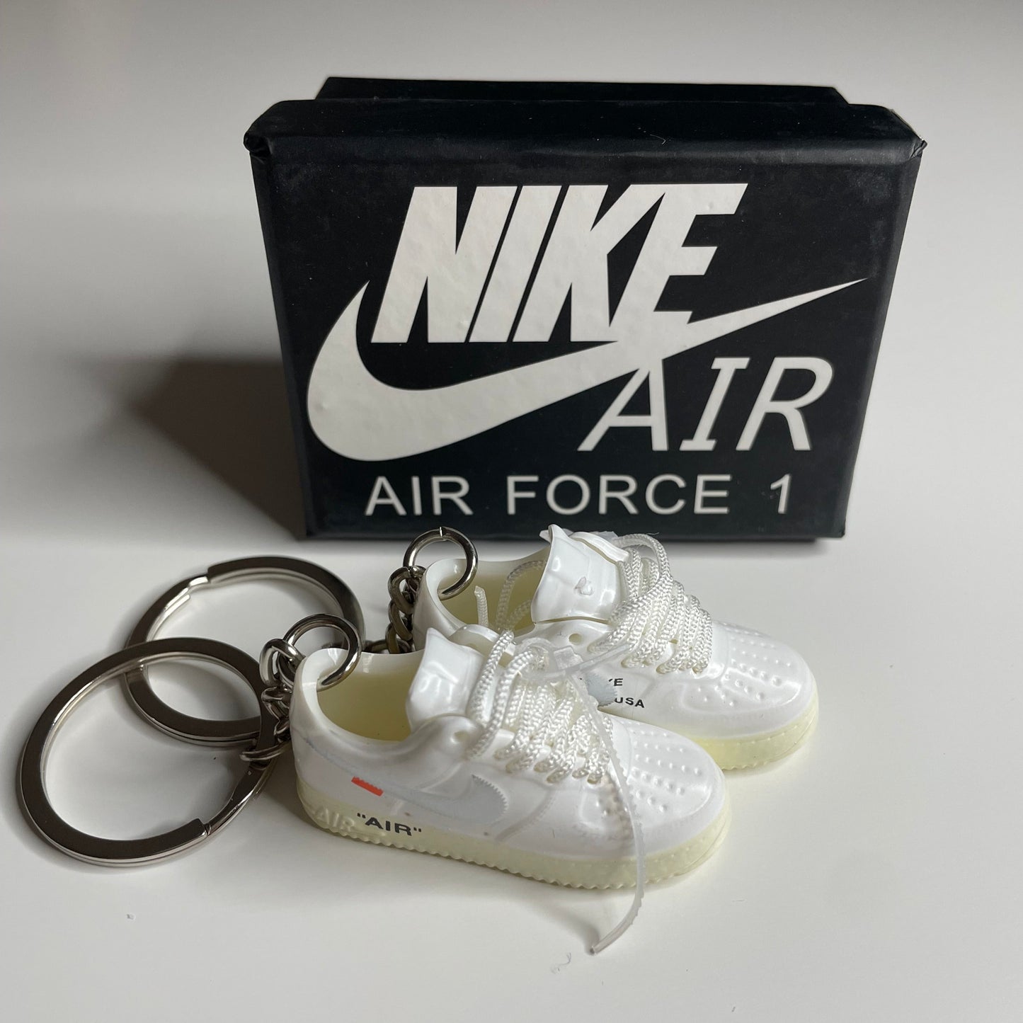 Portachiavi Mini Sneaker Nike Air Force 1 ‘Off White’