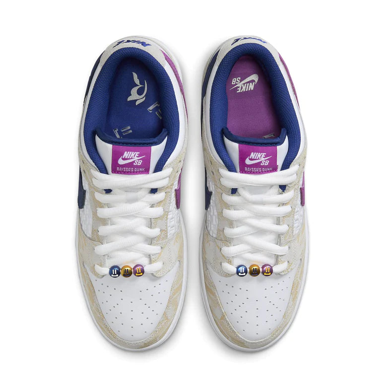 Nike SB Dunk Low Pure Platinum and Vivid Purple 'Rayssa Leal'