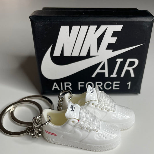 Portachiavi Mini Sneaker Nike Air Force 1 x Supreme