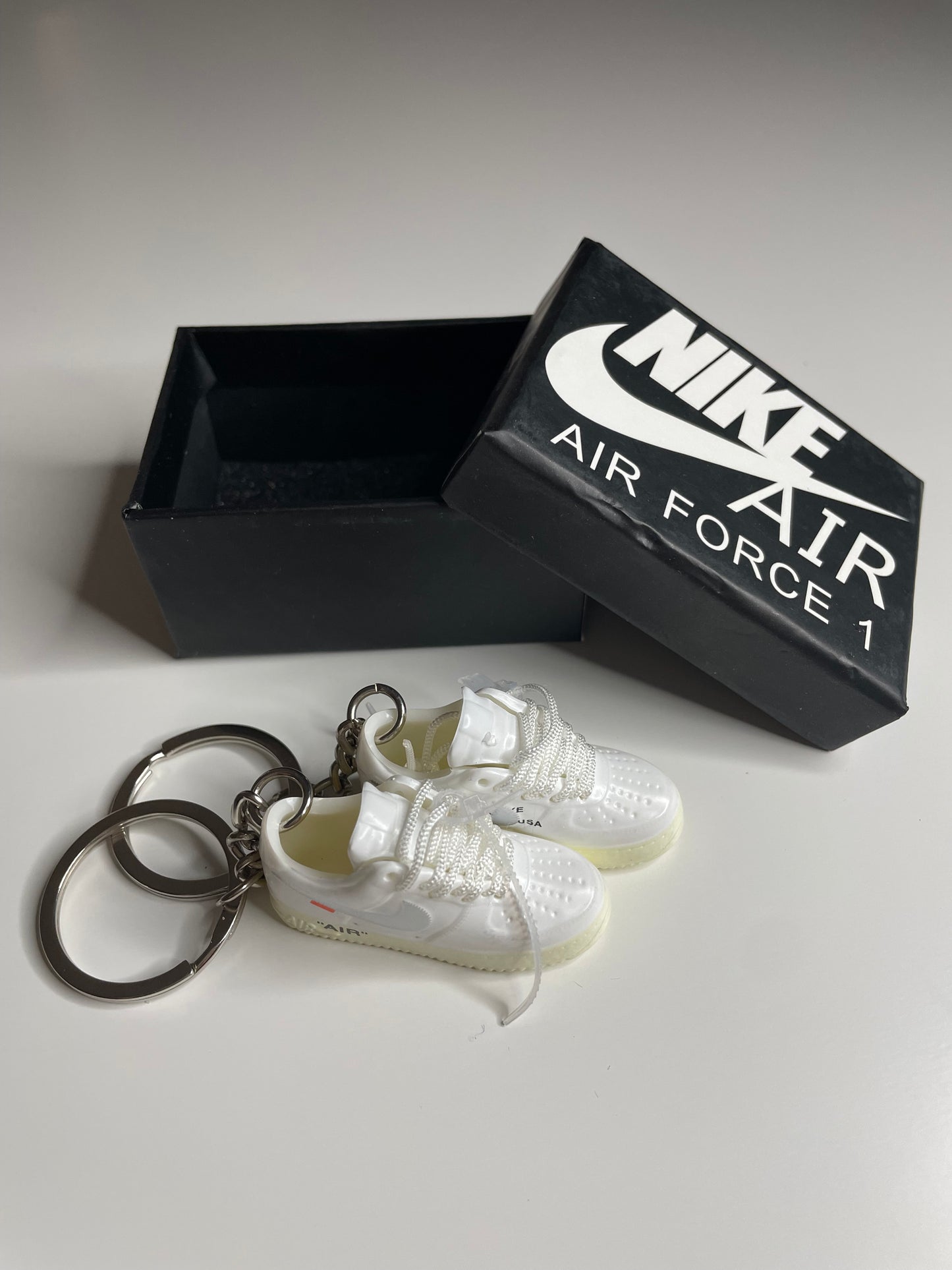 Portachiavi Mini Sneaker Nike Air Force 1 ‘Off White’