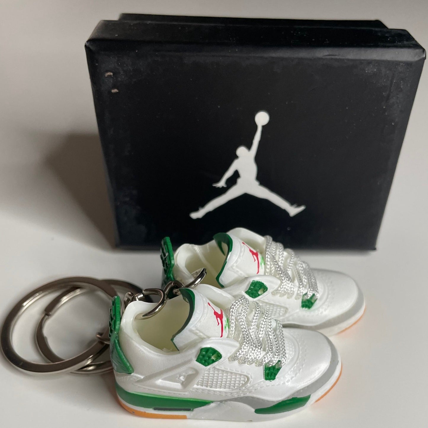 Portachiavi Mini Sneaker Jordan 4 SB ‘Pine Green’