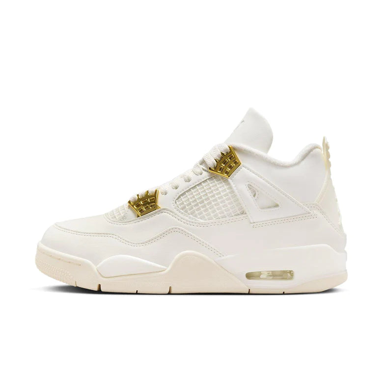 Jordan 4 Retro Metallic Gold (Women's)